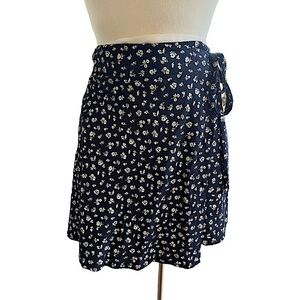 Brandy Melville floral wrap skirt